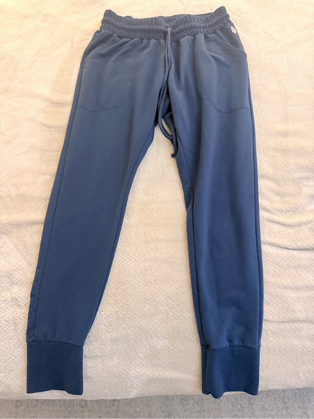 Free People FP Movement Sunny Skinny Joggers Navy Blue Size M